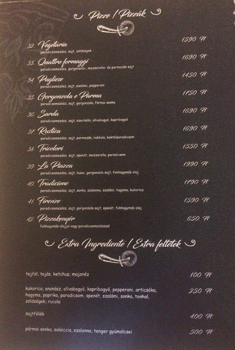 Menu - La Piazza photo 9